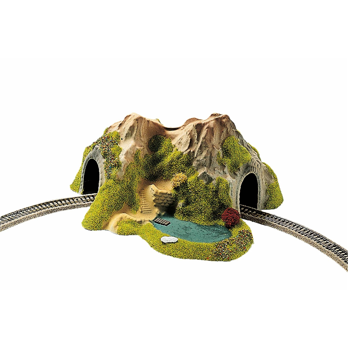 Noch 34660 1/160 Ölçek, Tek Hatlı ve Göletli Dönüşlü Tünel, Diorama Malzemesi