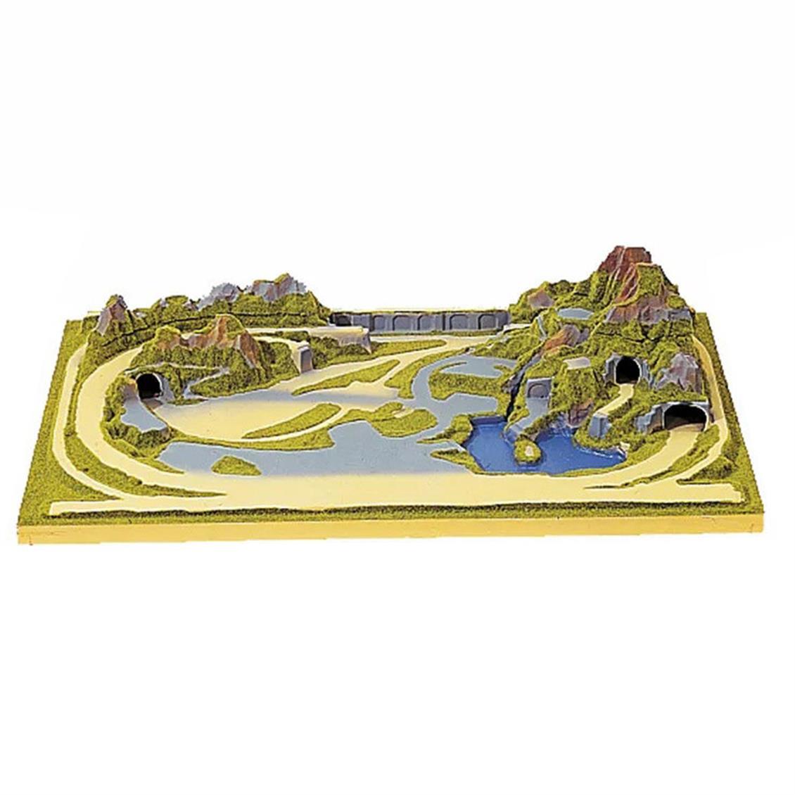 Noch 85880 1/220 Ölçek, (Cortina) Hazır Diorama Zemini 100 x 69 x 21(H) cm.