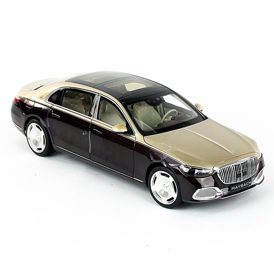 Norev B66961423 1/18 Mercedes-Benz Maybach S 680 4MATIC rubelite red/kalahari gold, Sergilemeye Hazır Metal Araba Modeli