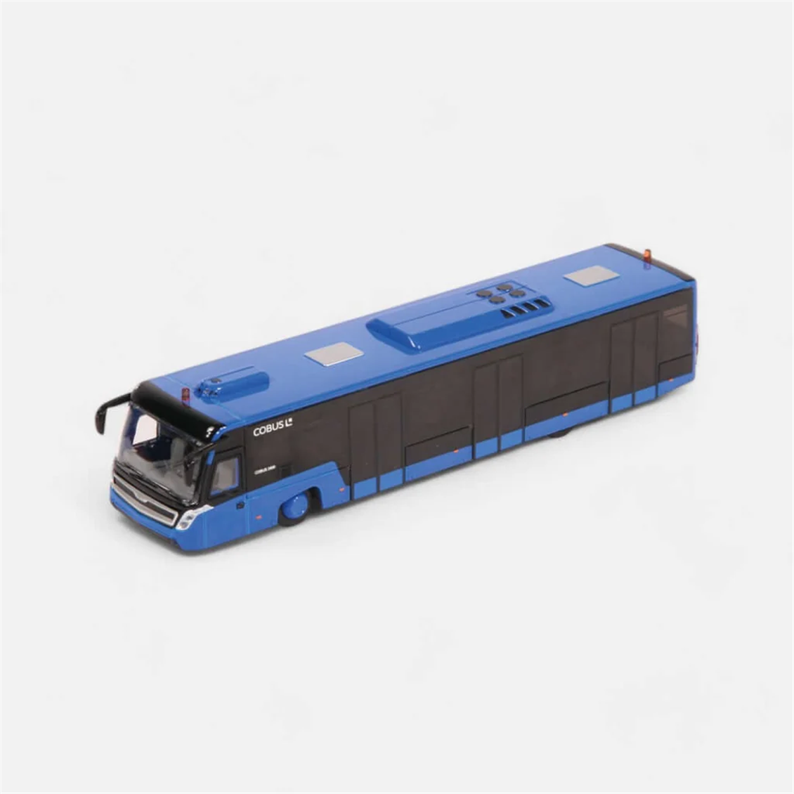 NZG 0981/20 1/87 Ölçek, Cobus 3000 Havaalanı Otobüsü, Mavi, Sergilemeye Hazır Metal Model