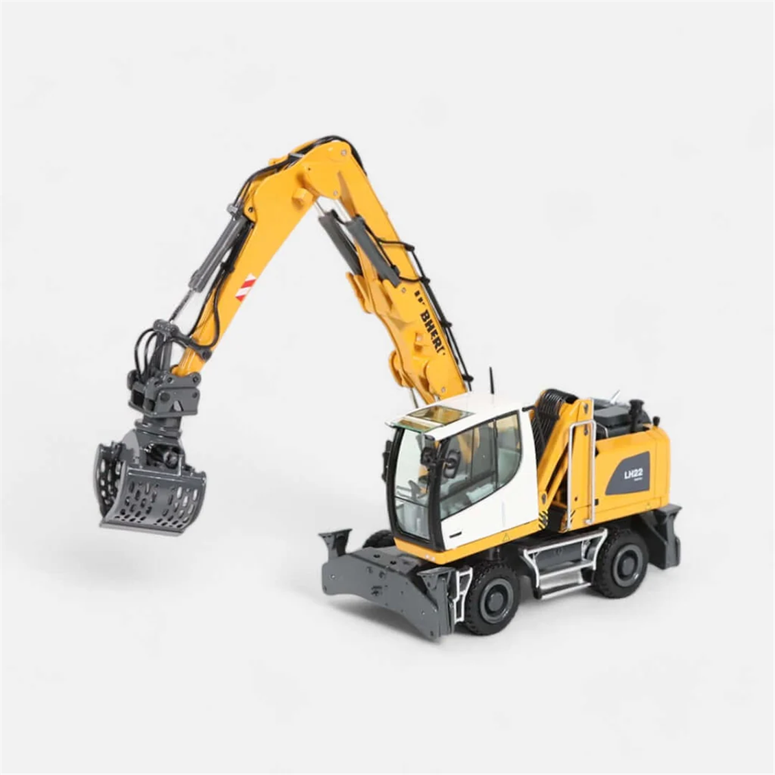 NZG 1001/2 1/50 Ölçek, Liebherr LH22 M Litronic Malzeme Toplayıcı (Yeni Dizayn), Sergilemeye Hazır Metal Model