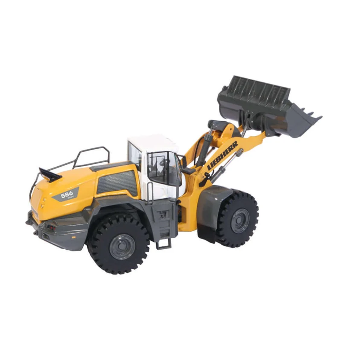 NZG 1006/1 1/50 Ölçek, Liebherr L586-4 Lastik Tekerlekli Yükleyici, Sergilemeye Hazır Metal Model