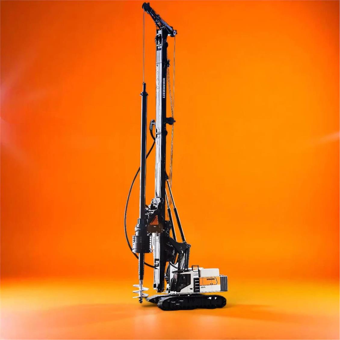 NZG 1070 1/50 Ölçek, LIEBHERR LB 45.1 Fore Kazık Makınası, Sergilemeye Hazır Metal Model