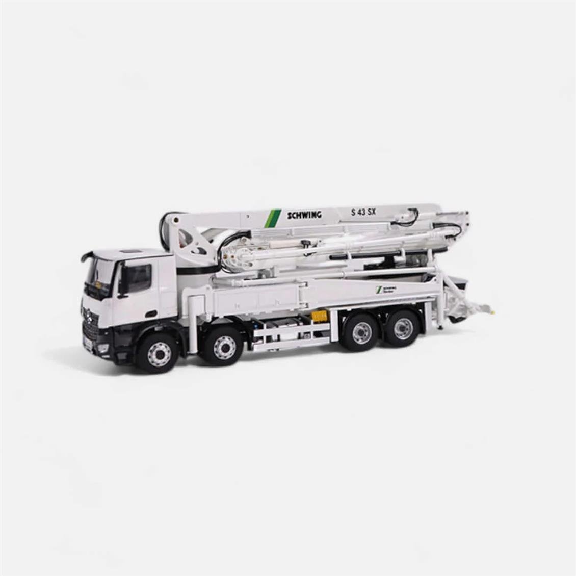 NZG 951/1 1/50 Ölçek, SCHWING S43SX III,  Mercedes Benz Arocs 8x4 Beton Mikseri, Sergilemeye Hazır Metal Model