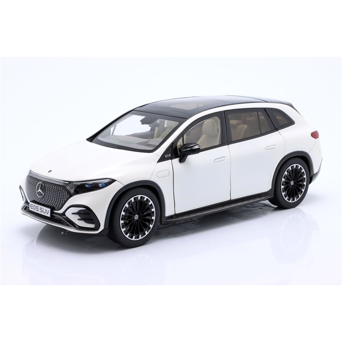 NZG B66960590 1/18 Ölçek,- MERCEDES BENZ - EQS SUV (X296) VON MERCEDES-EQ 2022, Sergilemeye Hazır Metal Araba Modeli