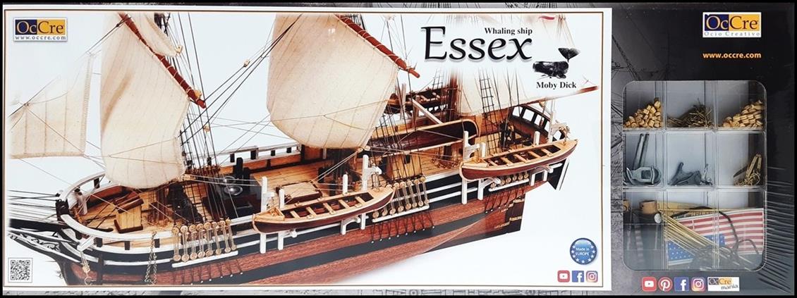 Occre 12006 1/60 Essex Yelkenli Tekne Demonte Ahşap Maketi