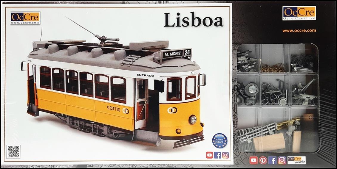 Occre 53005 1/24 Lizbon Tramwayı Demonte Ahşap Maketi