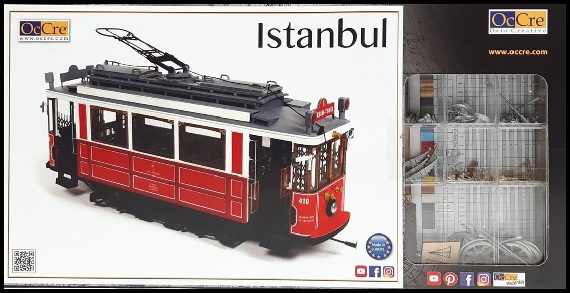 Occre 53010 1/24 Istanbul Tramwayı Demonte Ahşap Maketi