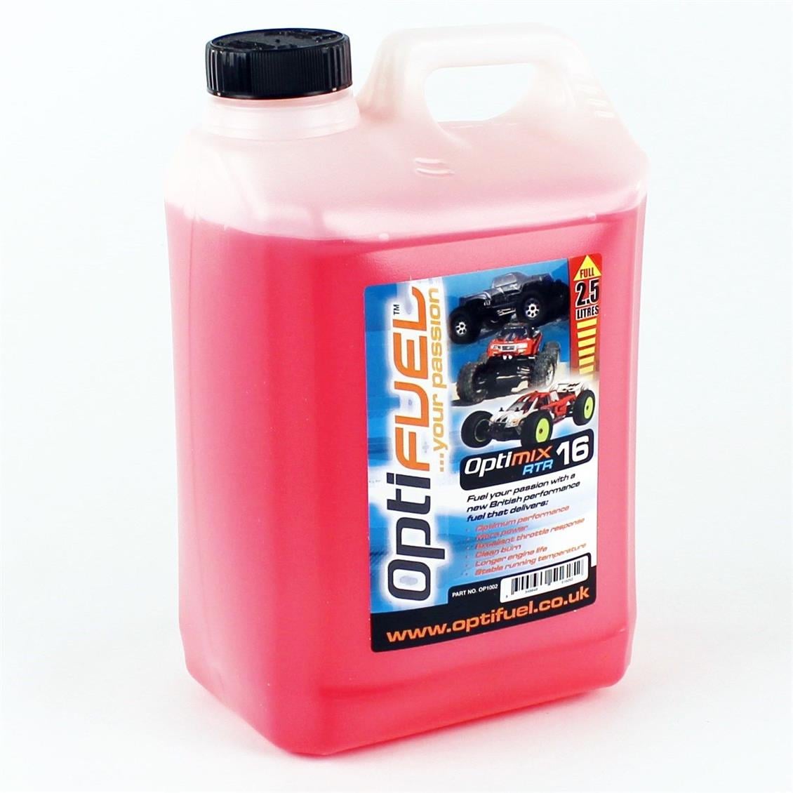 Optifuel  %16 NitroMetan Model Araba Yakıtı, 2.5 Litre