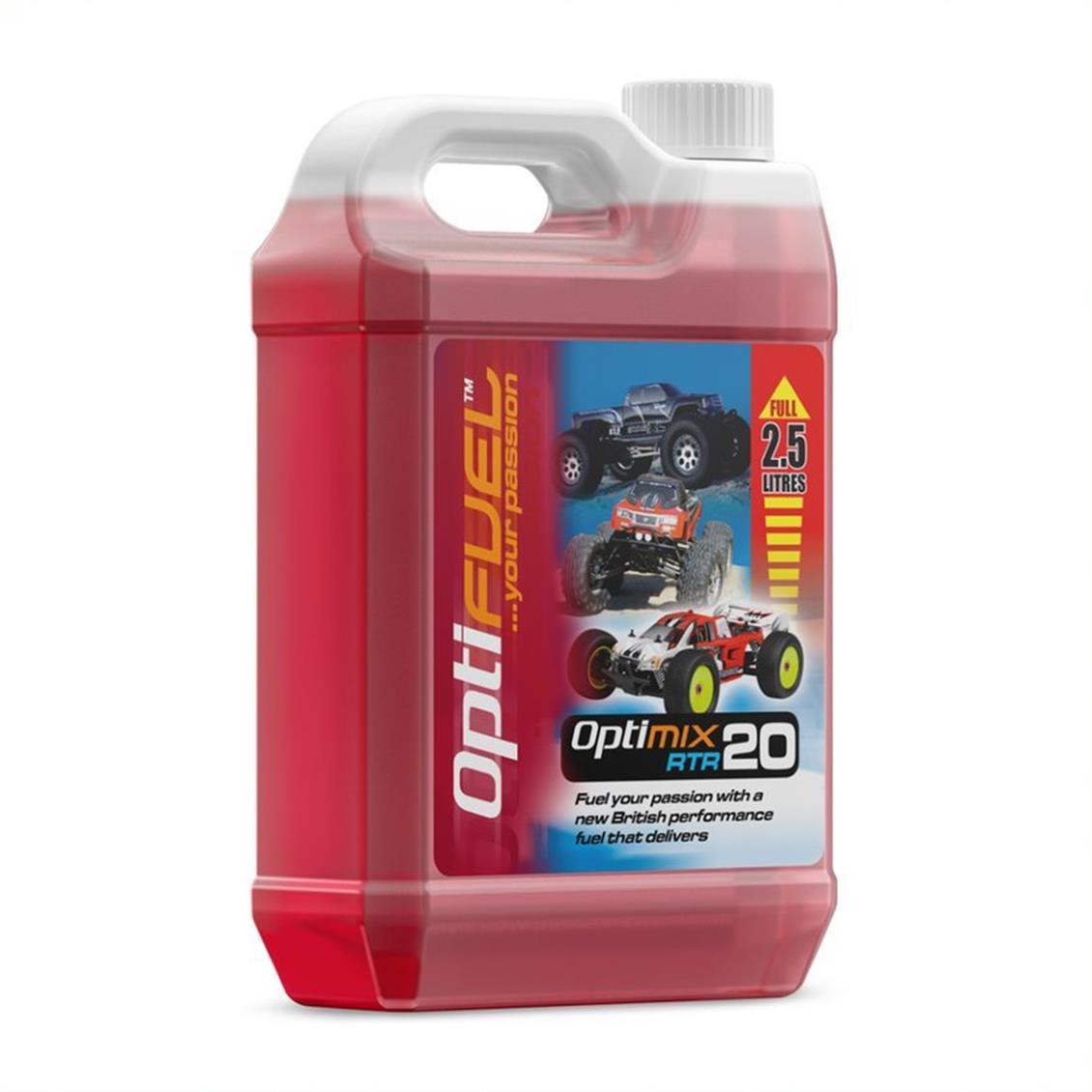Optifuel  %20 NitroMetan Model Araba Yakıtı, 2.5 Litre