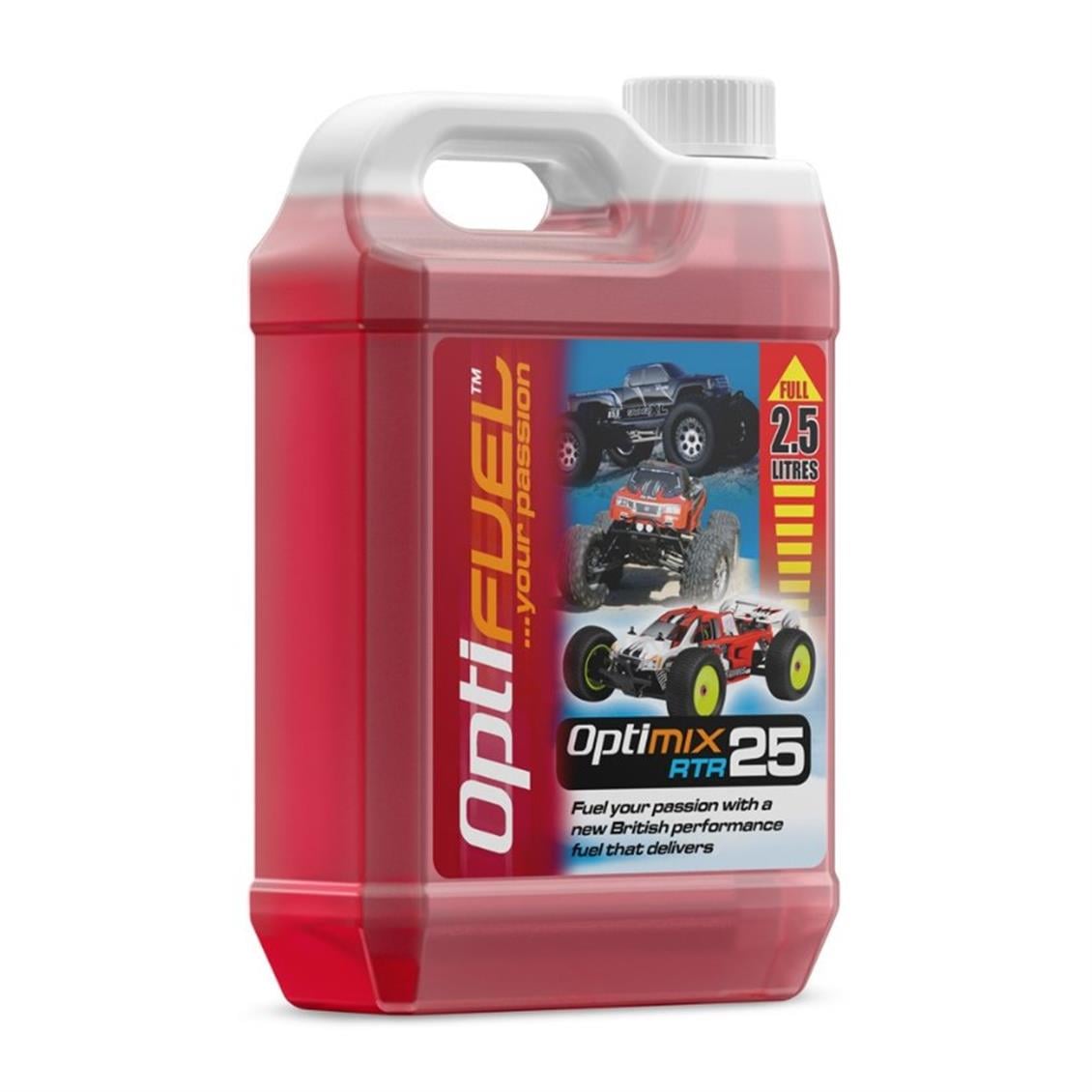 Optifuel %25 NitroMetan Model Araba Yakıtı, 5 Litre