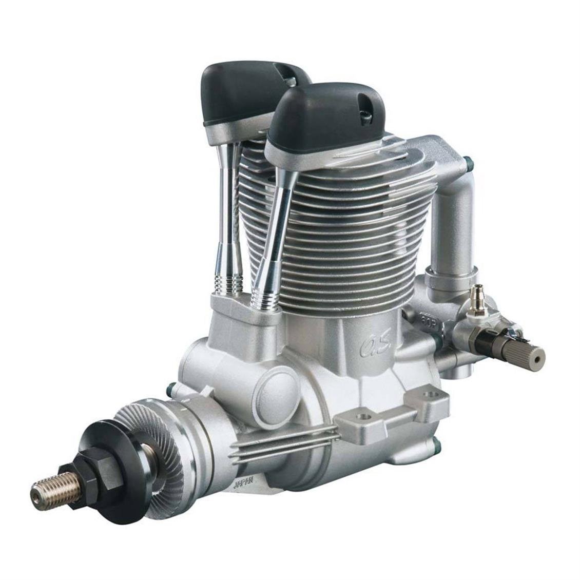 OS Engines 30900 FS-95V (60PA) ve 5050 Susturuculu, 4 Zamanlı, Nitro Yakıtlı Model Uçak Motoru