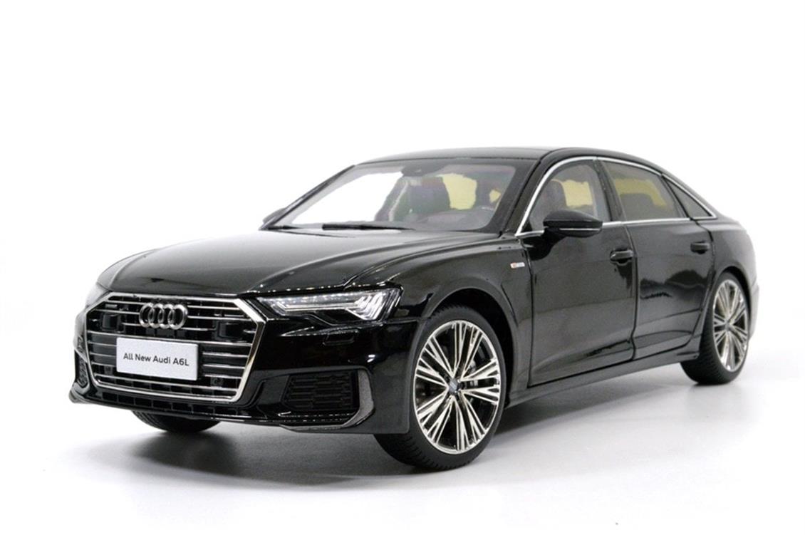 Paudi Model 2356BK 1/18 2019 Audi A6L, Siyah, Sergilemeye Hazır Metal Araba Modeli