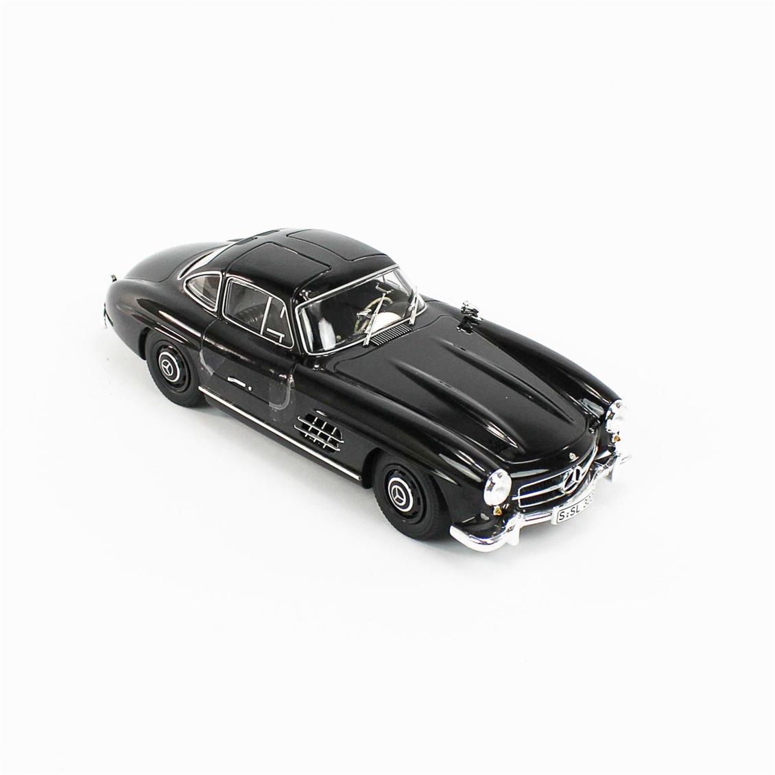 Paul Model Art B66040638 1/18 Mercedes Benz 300 SL Coupe (W198) 1954, Black, Sergilemeye Hazır Metal Araba Modeli