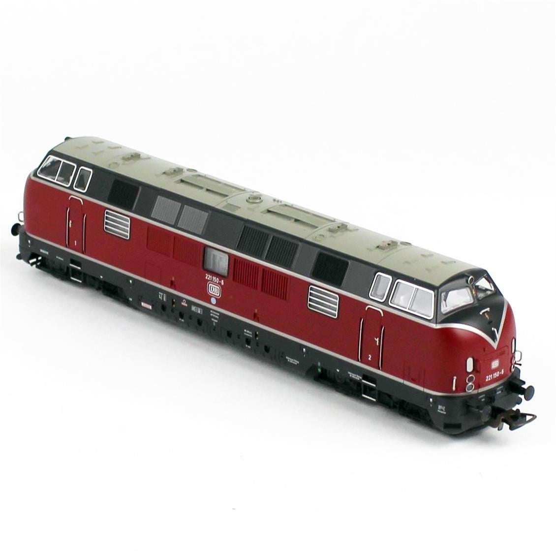 Piko 52614 1/87 Ölçek, DB IV, BR 221+ DSS PluX22 (Ses Soketli), Model Tren Dizel Lokomotifi
