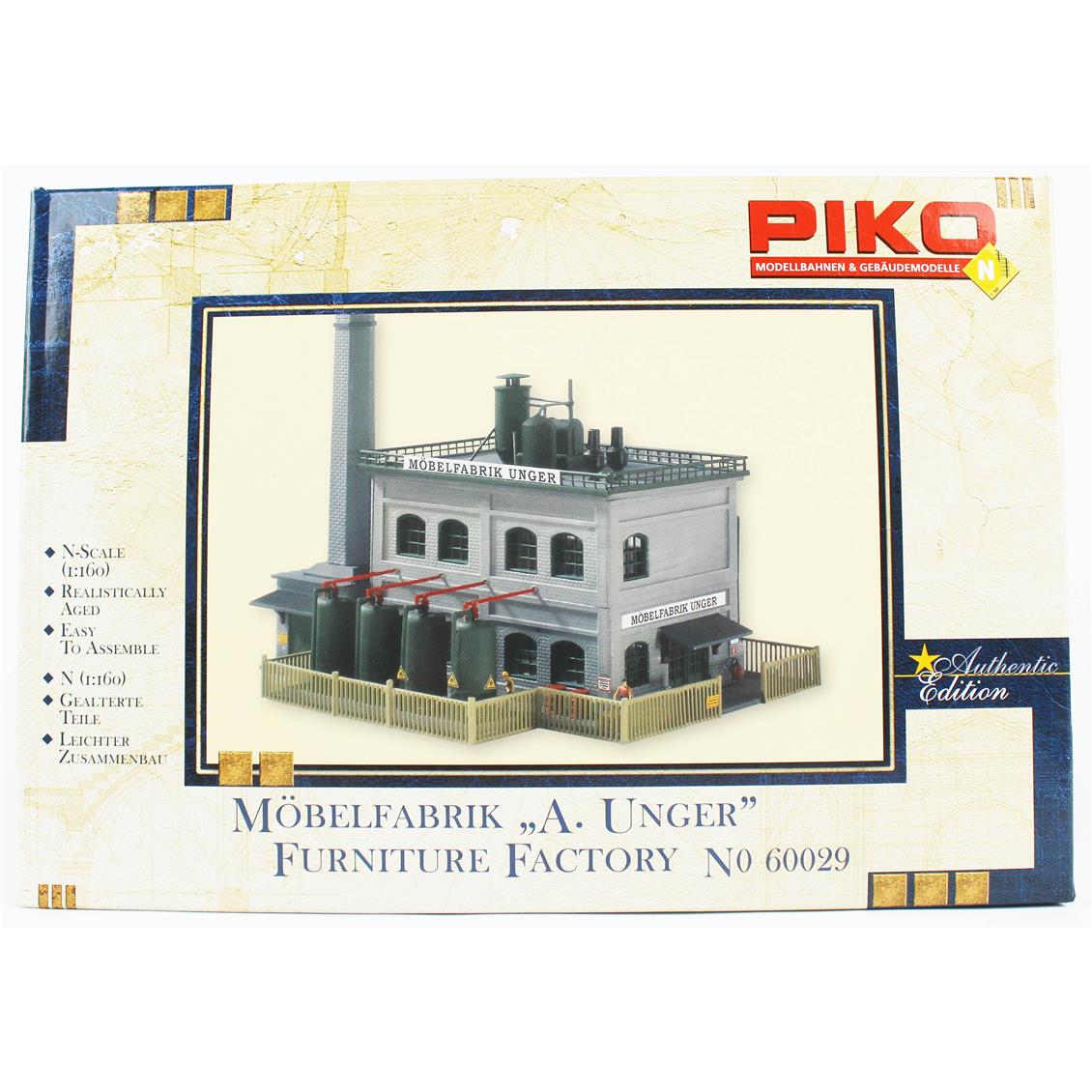 Piko 60029 1/160 Ölçek, A.Unger Mobilya Fabrikası, Plastik Model Kiti