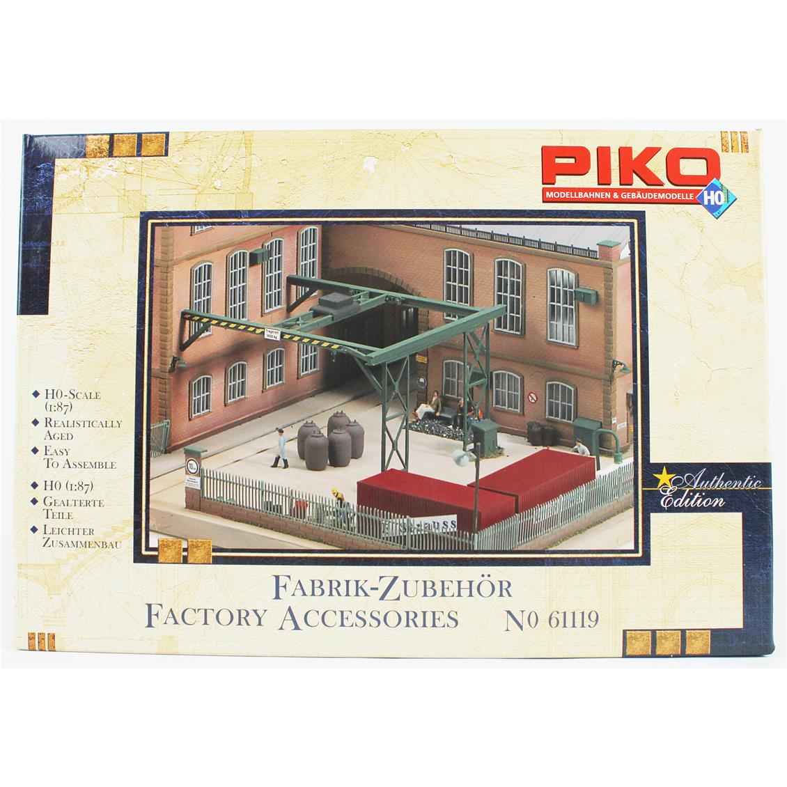 Piko 61119 1/87 Ölçek, Cam Fabrikası Ekipmanları, Plastik Model Kiti