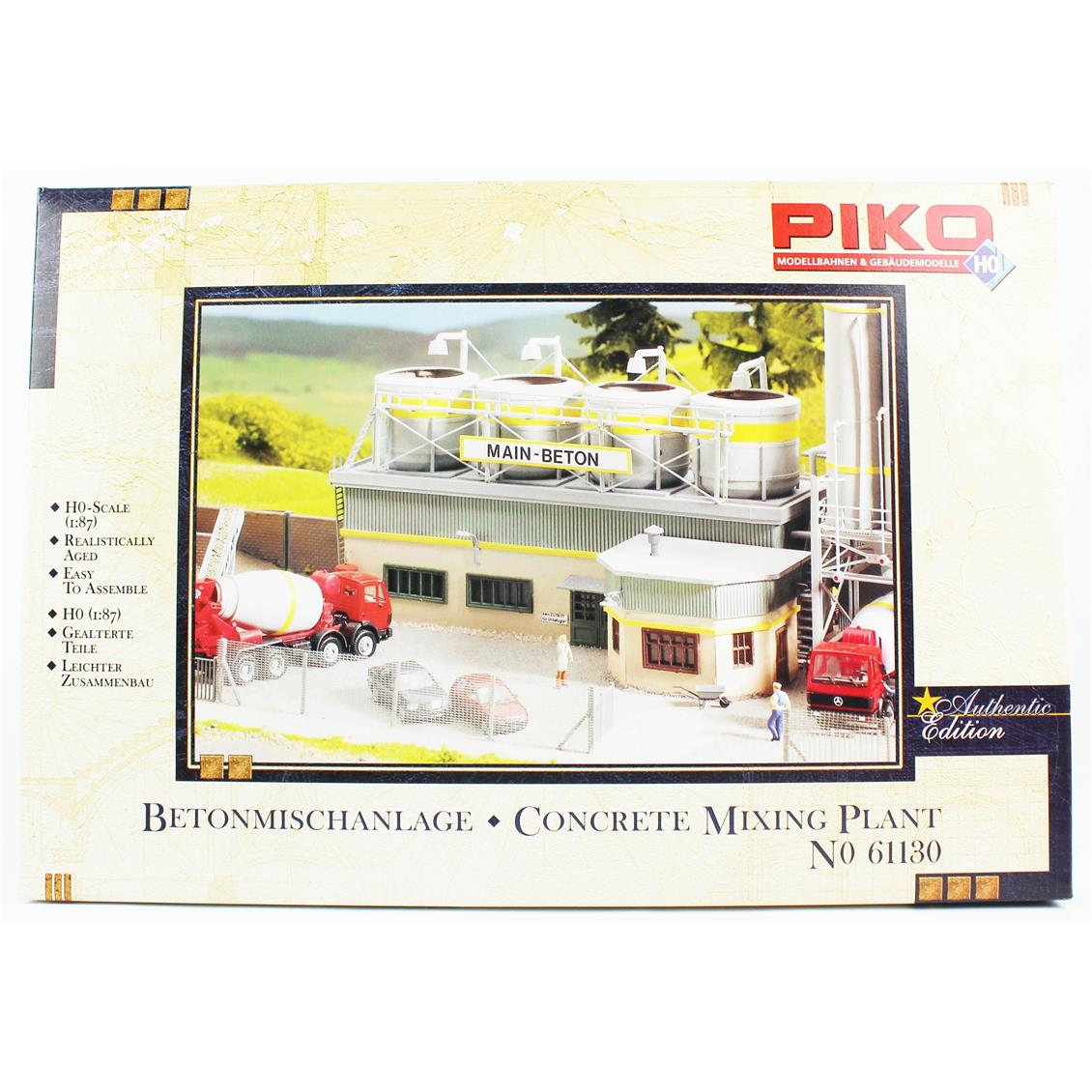 Piko 61130 1/87 Ölçek, Beton Santralı Karıştırma Ünitesi, Plastik Model Kiti