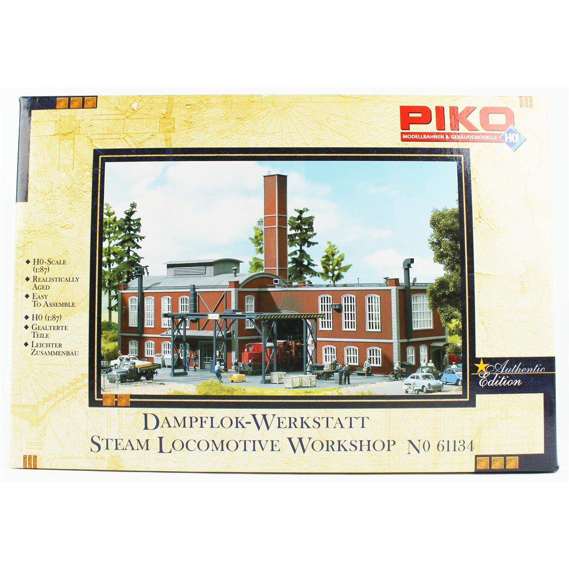 Piko 61134 1/87 Ölçek, Lokomotif Tamirhanesi, Plastik Model Kiti