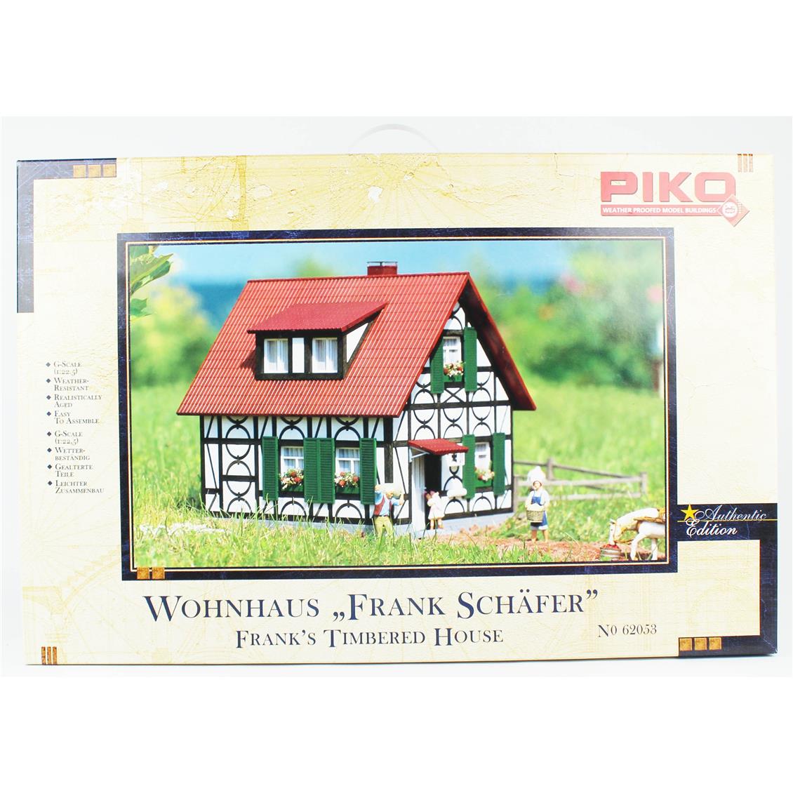 Piko 62053 1/22,5 Ölçek, Frank ın Konuk Evi, Plastik Model Kiti