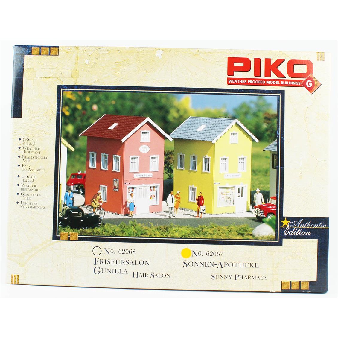 Piko 62067 1/22,5 Ölçek, Güneş Eczanesi, Plastik Model Kiti