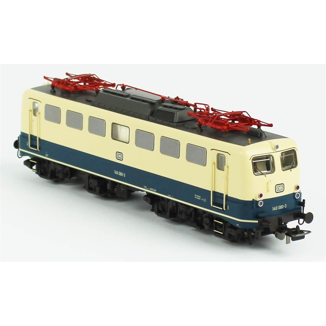 Piko (Expert) 51910 1/87 Ölçek, 140 beigeblau, DB 4.Dönem, PluX22 Dekoderli ve Sesli, Model Tren Elektrikli Lokomotifi