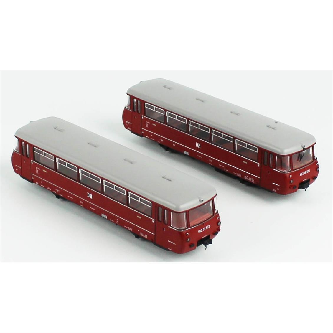 Piko (Expert) 52891 1/87 Ölçek, VT 2.09 Panorama, VB DR 3.Dönem, PluX22 Dekoderli ve Sesli, Model Tren Dizel Tramvayı