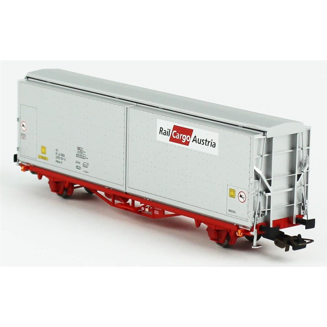 Piko (Expert) 54408 1/87 Ölçek, Yandan Sürgülü Kapılı, Rail Cargo Austria 5.Dönem, Model Tren Yük Vagonu