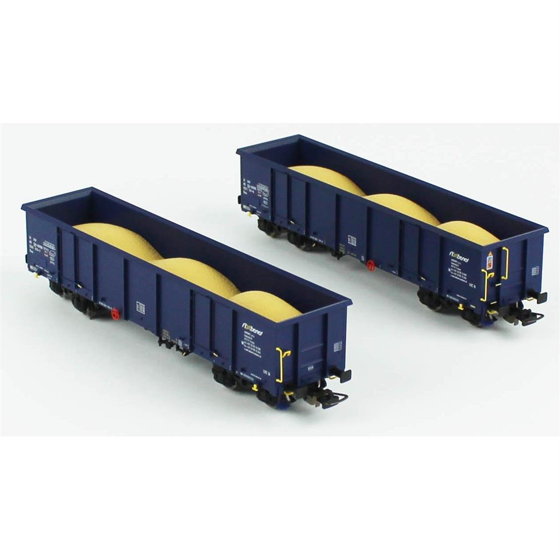 Piko (Expert) 58239 1/87 Ölçek, 2 Adet Eaos Gondola Tipi, Kum Taşıyan, Axbenet 6.Dönem, Model Tren Yük Vagonu