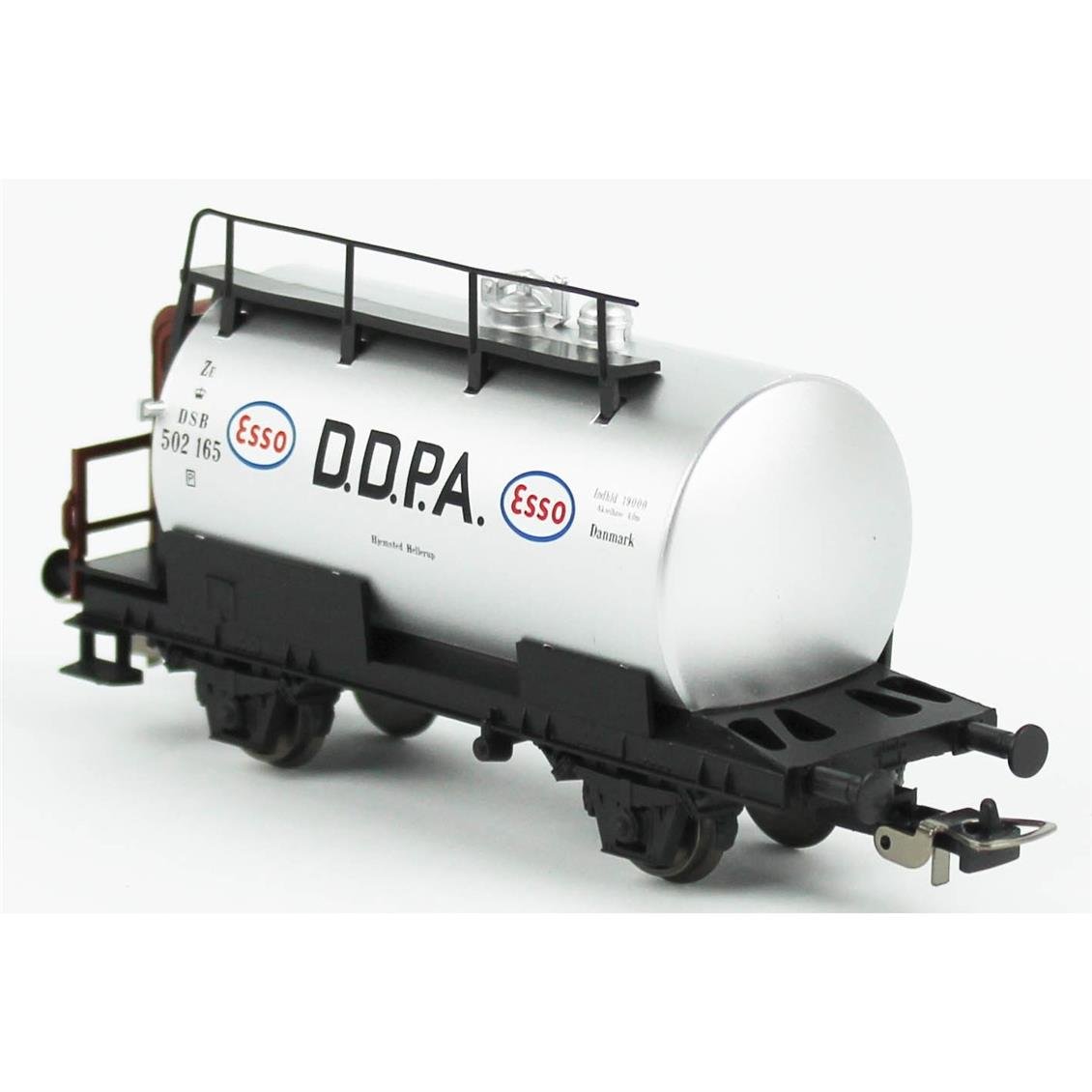 Piko (Hobby) 27715 1/87 Ölçek, Esso Tanklı ve Frenci Platformlu, DSB 3.Dönem, Model Tren Yük Vagonu