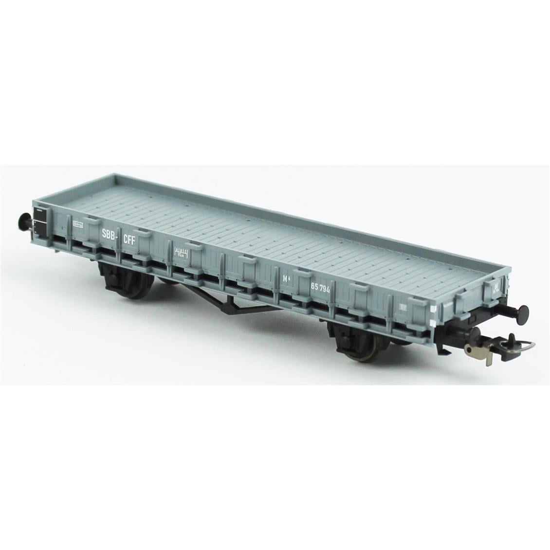 Piko (Hobby) 54319 1/87 Ölçek, Kütük Taşımak için,Yüksüz, SBB 6.Dönem, Model Tren Yük Vagonu
