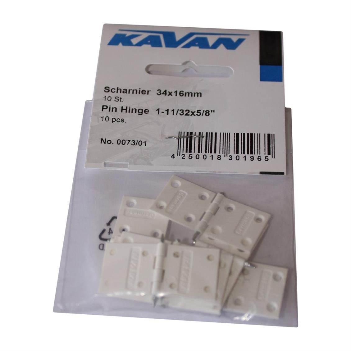 Pin Hinge 1-11/32 x 5/8in.