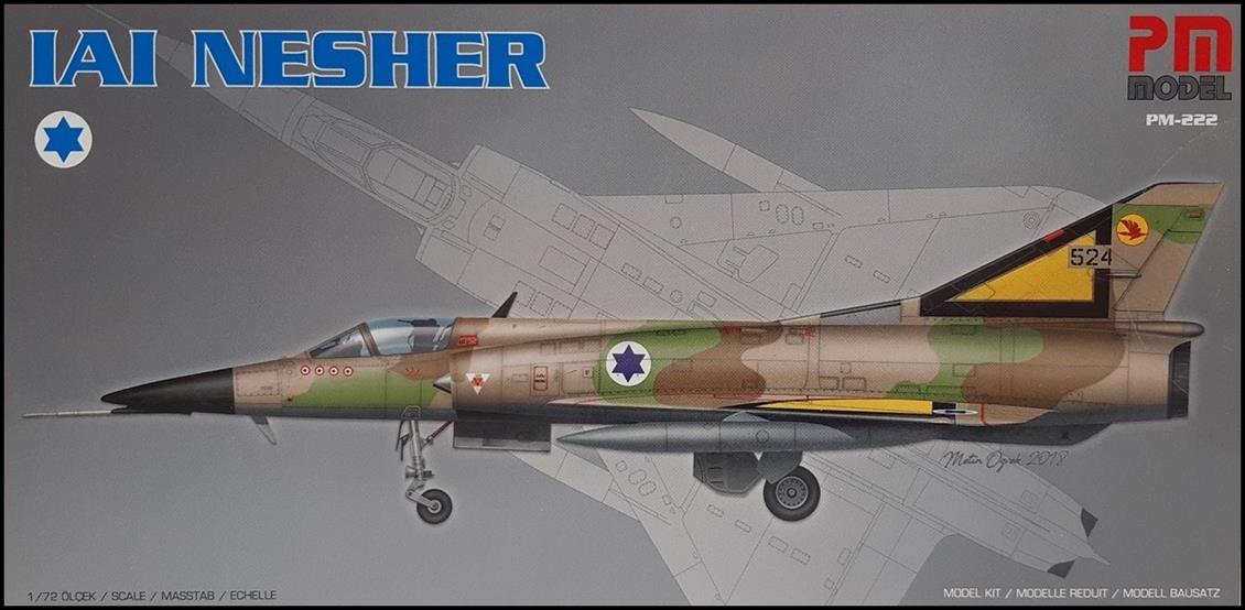 PM Model 222 1/72 IAI Nesher Avcı Uçağı Demonte Plastik Maketi