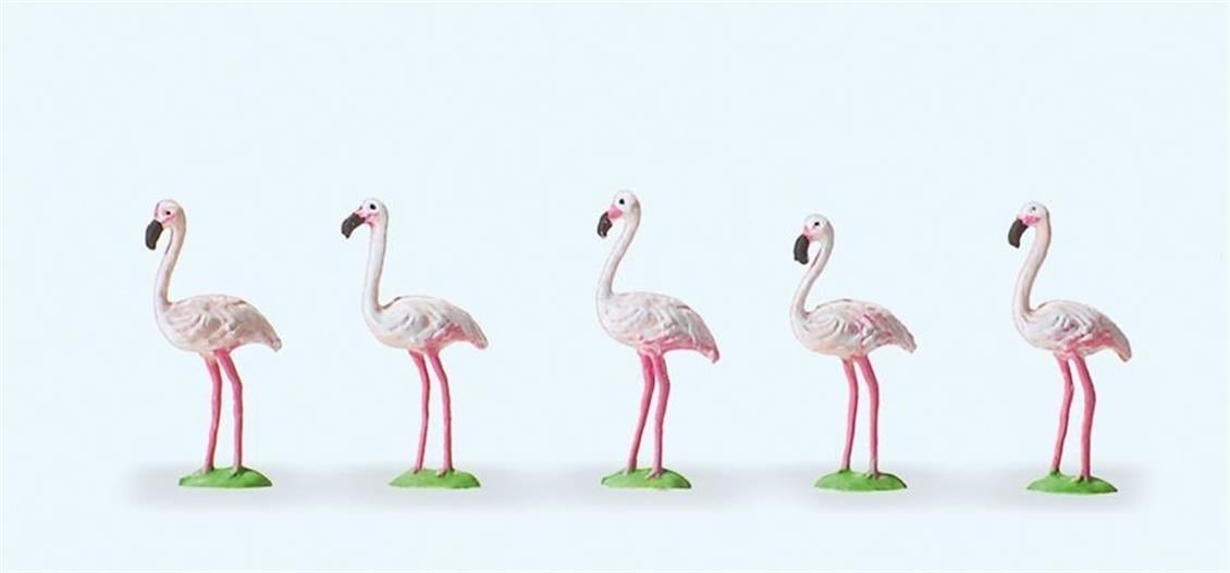 Preiser 20372 1/87 Ölçek flamingo kuşları Figürleri