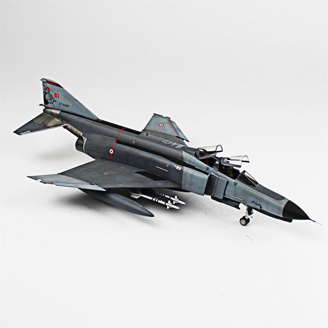QD001 1/48 F-4E (Terminator) THKV, 5000.Phantom, TUAF,KONYA 2019 Sergilemeye Hazır Plastik Uçak Maketi