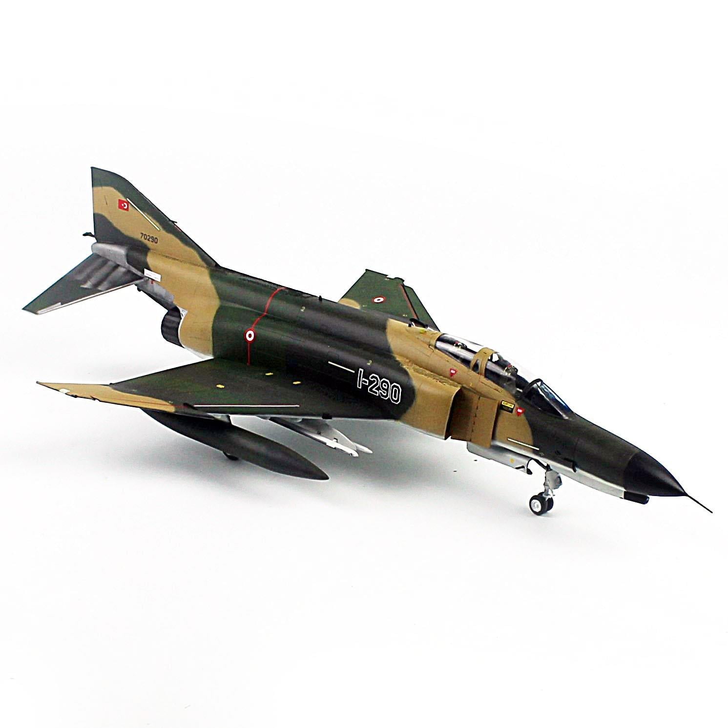 QD193 1/48 Ölçek, F-4E 111. FİLO (Kaplanlar), Sea Camo Kamuflaj , Sergilemeye Hazır Model Uçak