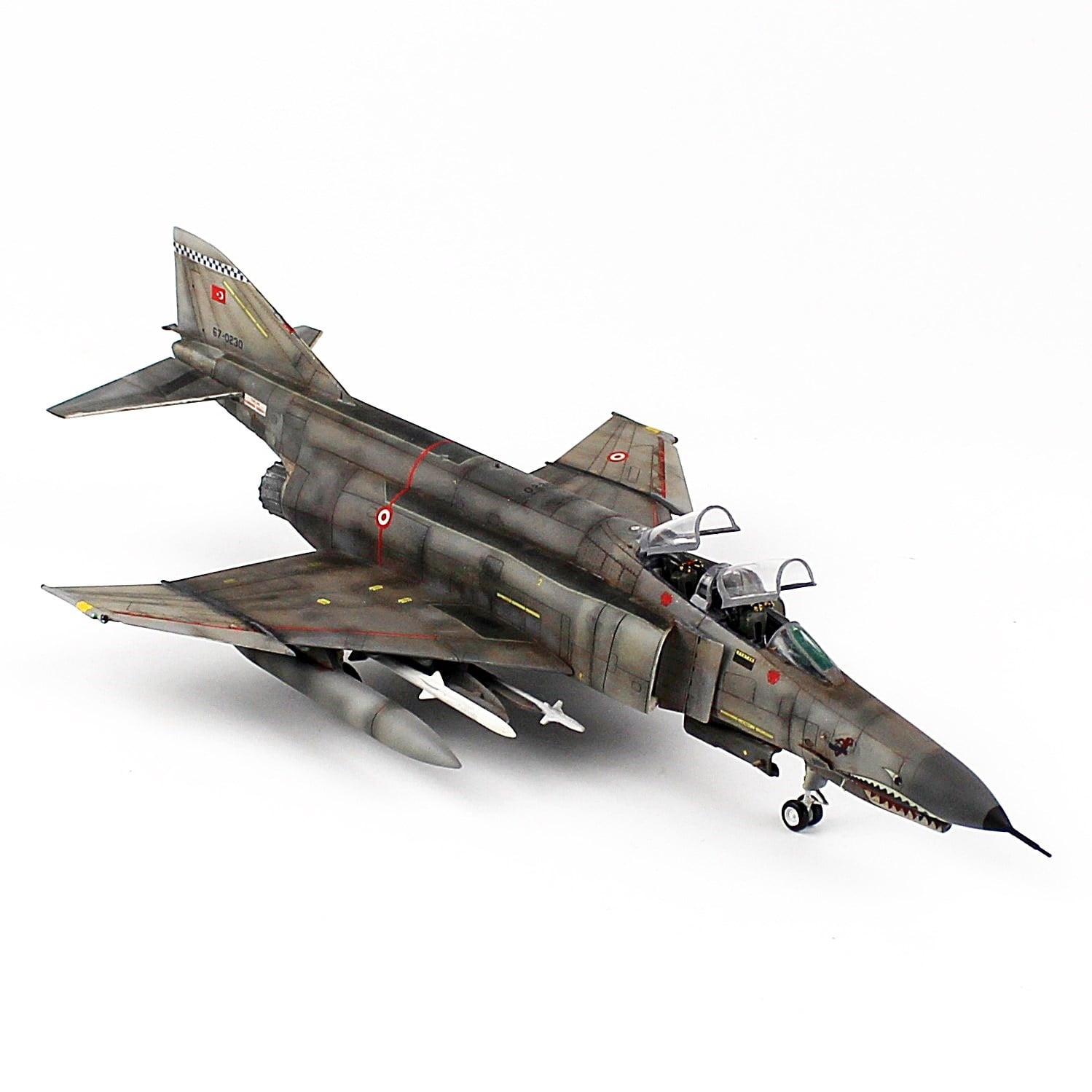 QD199 1/48 Ölçek, F-4E Terminatör, Sergilemeye Hazır Model Uçak