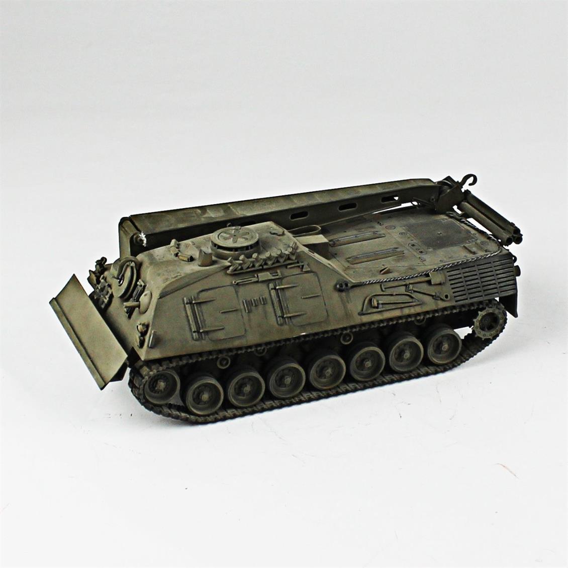QD236 1/35 Bergepanzer II, Scratch,  Sergilemeye Hazır Plastik Tank Maketi