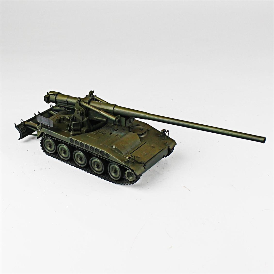 QD263 1/35 M107 175 mm. KMS, Italeri, Sergilemeye Hazır Plastik Tank Maketi
