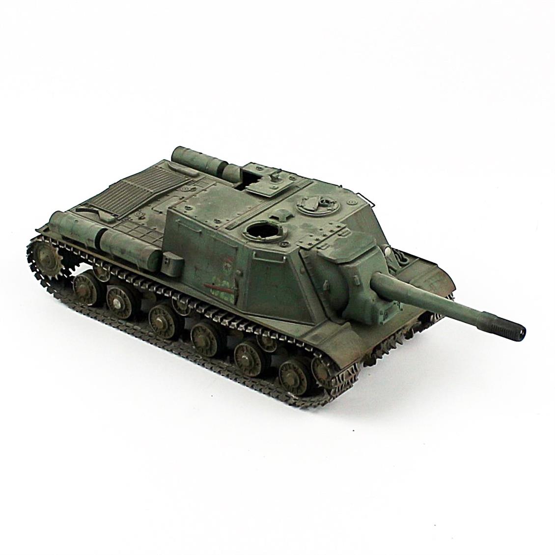 QD284 1/35 Ölçek, ISU-152 Sovyet Kundağı Motorlu Top, Sergilemeye Hazır Plastik Modeli
