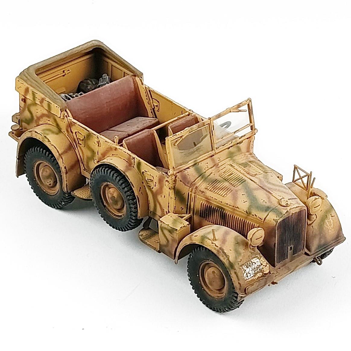 QD287 1/35 Ölçek, Horrch 1a Alman Rütbeli, Radyo aracı, Doğu Cephesi, Sergilemeye Hazır Plastik  Model