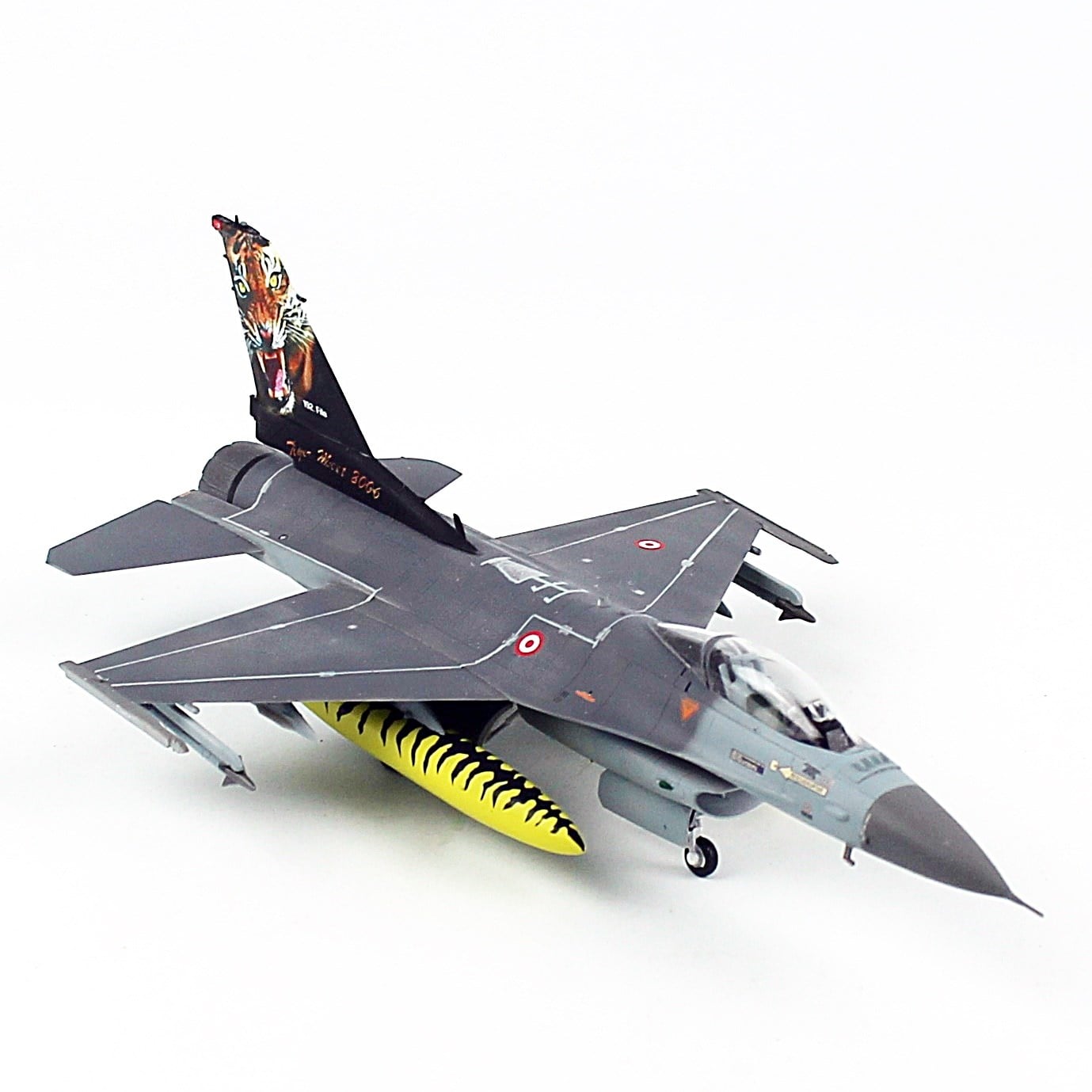 QD608 1/72 Ölçek, F-16C B-50 Savaşan Şahin, 192 Kaplan Filo, Tiger Meet 2006, Sergilemeye Hazır Model Uçak