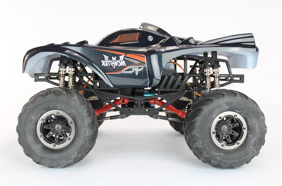 Remo 1096 1/10 Elektrikli 4WD Off Road Monster Truck (Batman), Fırçasız Motorlu, Uzaktan Kumandalı 7.4V 4200Mah Li-Po Pilli, Uz