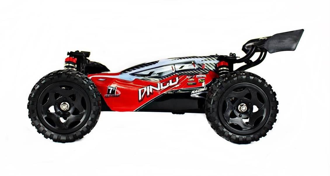 Remo 1651 1/16 Elektrikli 4WD Off Road Buggy (Dingo) Kırmızı Kaportalı, Fırçalı Motorlu, 7.4V 1500Mah Li-Po Pilli, Uzaktan Kuma