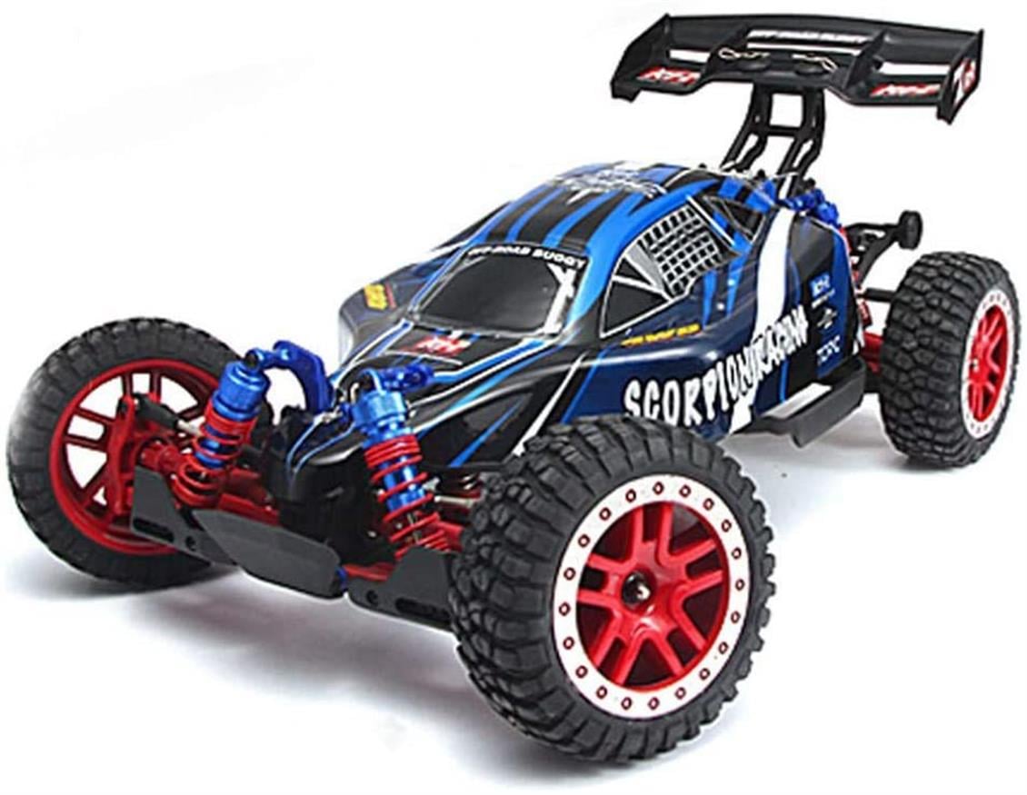 Remo 8055 1/8 Elektrikli 4WD PRO Off Road Buggy (Scorpion Racing) Mavi Kaportalı, Fırçasız Motorlu, 7.4V 4200Mah Li-Po Pilli, U