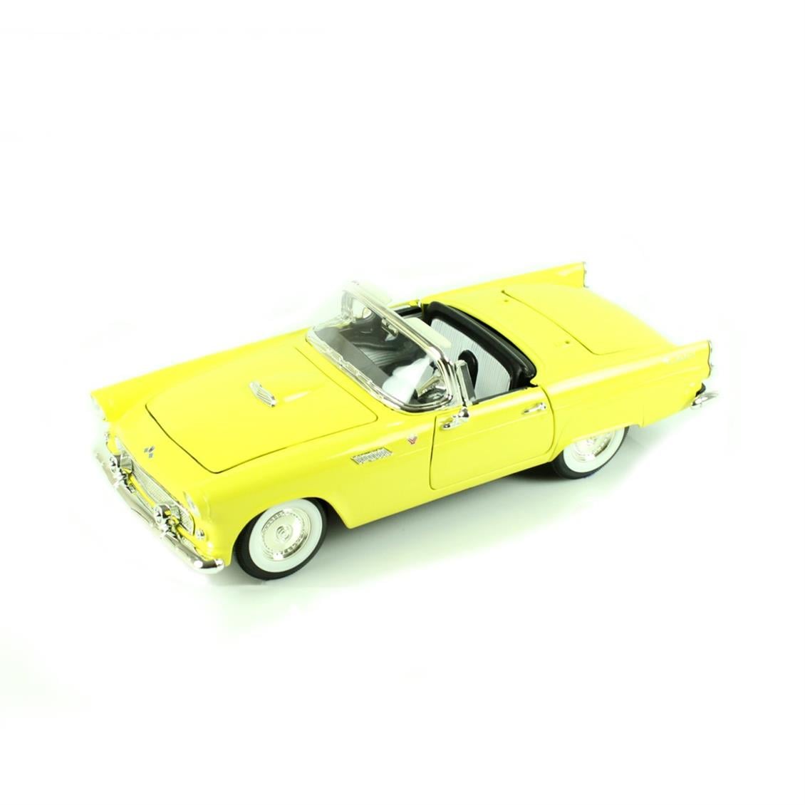 Road Signature 92068 1/18 1955 Ford Thunderbolt, Yellow, Sergilemeye Hazır Metal Araba Modeli
