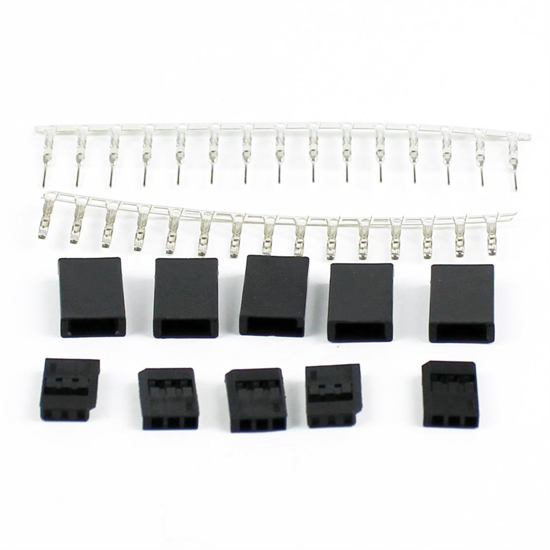 Servo Konnektörü, Futaba, Erkek ve Dişi, 5 Çift