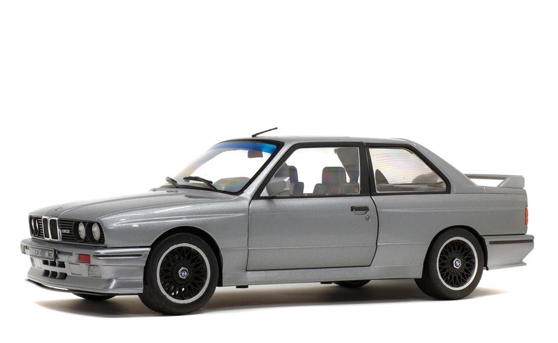 Solido S1801506 1/18 1990 Bmw M3 E30-Metalik Gri-Sergilemeye Hazır Metal Araba Modeli