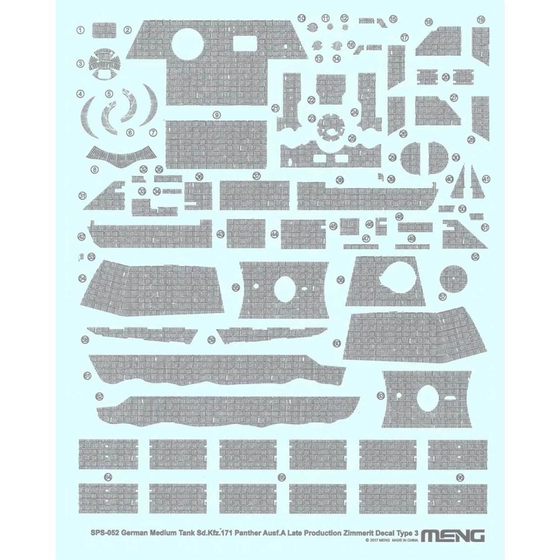 SPS-052 1/35 German Medium Tank Sd.Kfz.171 Panther
