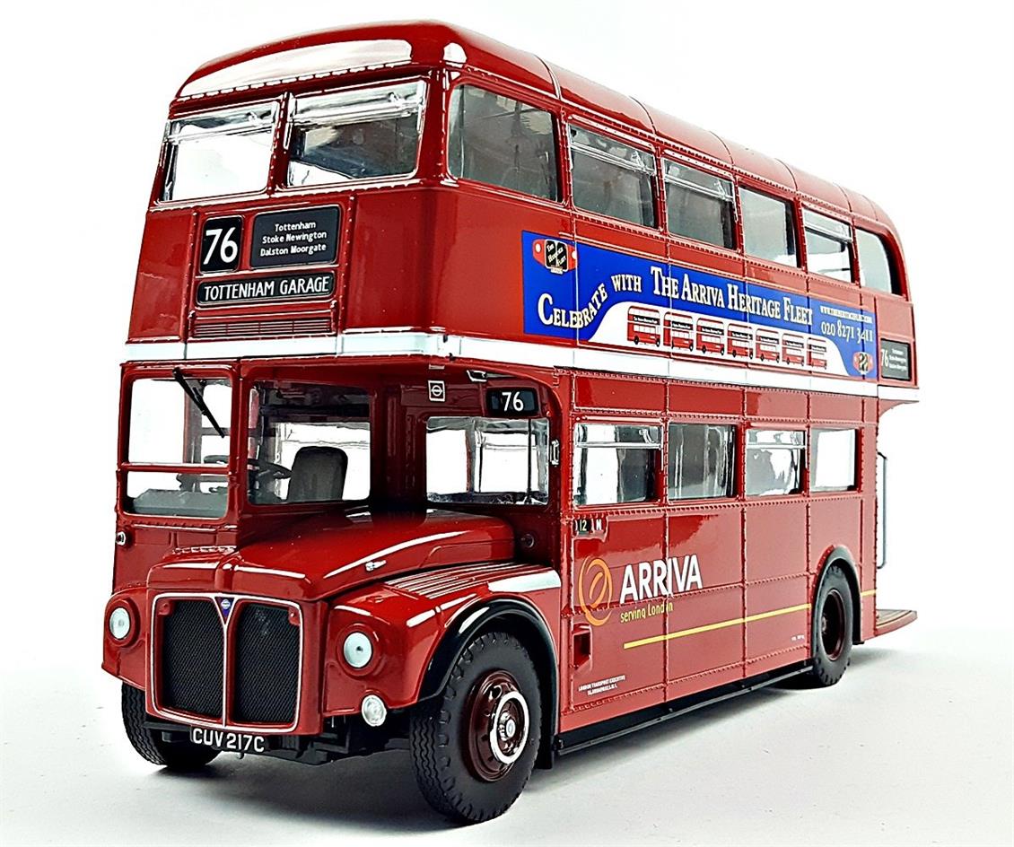 Sunstar 2941 1/24 1986 Routemaster Arriva, London Red, Sergilemeye Hazır Metal Otobüs Modeli
